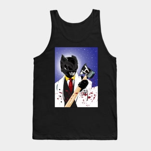 American Psycho Ranger Black Tank Top